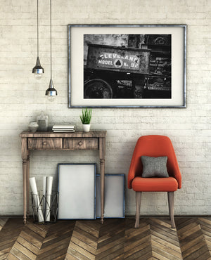 Artistic capture of rusty heavy machinery