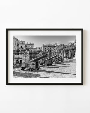 Colonial cannons at Havana fortress