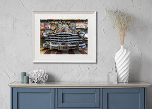 Souvenir store Route 66 car art photography