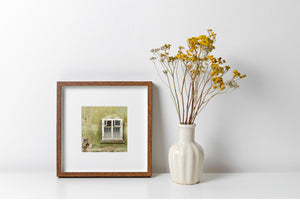 Old Romanian open window | Photo Art Print fine art photographic print