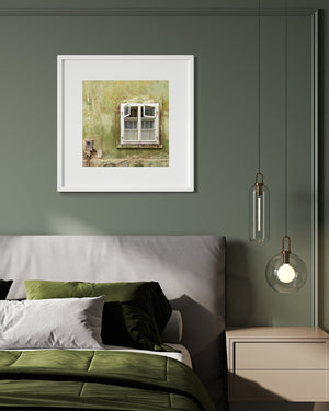 Old Romanian open window | Photo Art Print fine art photographic print