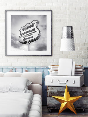 Nostalgic Route 66 decor