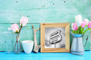 Vintage road trip wall art