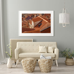 Old Town Dubrovnik Rooftops | Photo Art Print fine art photographic print