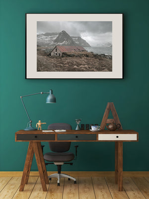 Norwegian sea and shoreline fine art image