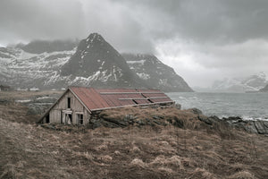 Fine art print of Nordic coastal decay