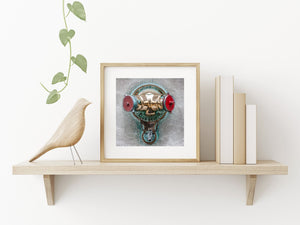 Collectible New York brass fire hose nozzle with patina