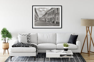 Worn buildings in Brasov fine art photo