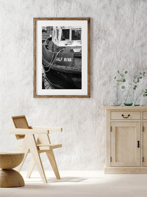 British Columbia vintage tugboat fine art wall print