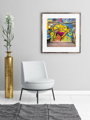 Panama City Hidden Graffiti Mural: Beauty in Urban Decay | Photo Art Print fine art photographic print