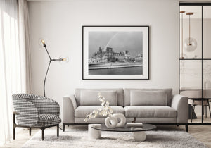 Art monochrome de l'hôtel de ville de Paris