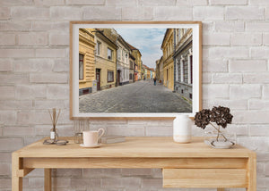 Europäisches Stadtbild Fine-Art-Print