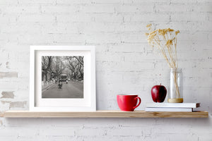 People traveling down a residential street in Beijing China | Photo Art Print fine art photographic print