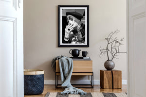 Candid performer wall art