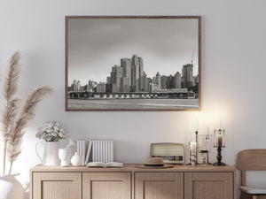 Pier 76 cityscape before renovation New York City | Wall Art