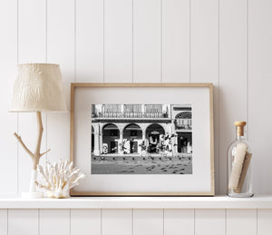 Historic architecture in Plaza Vieja, Cuba