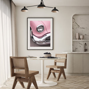 Detailed headlight of 1956 Oldsmobile Super 88