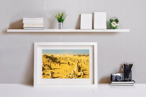 Maanlandschap van de pinakels | Foto Kunstprint Fine Art fotografische afdruk