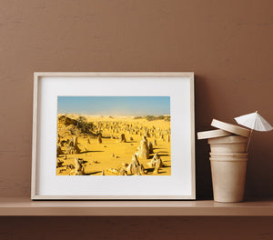 Maanlandschap van de pinakels | Foto Kunstprint Fine Art fotografische afdruk