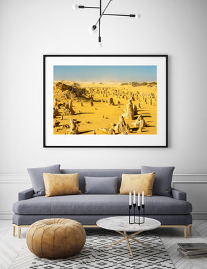 Maanlandschap van de pinakels | Foto Kunstprint Fine Art fotografische afdruk