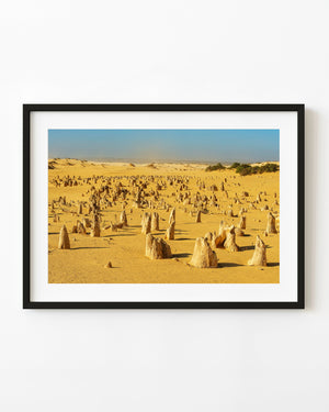 Pinnacles Desert in Australia panorama