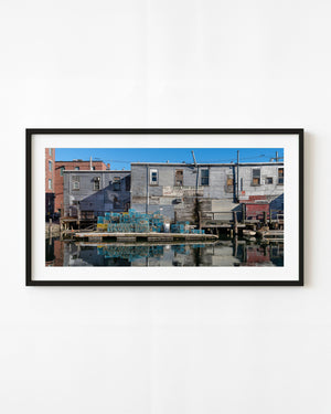 Harbor Fish Market building on the Portland Maine waterfront