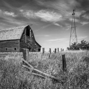 Rustic Saskatchewan barn fine art photograph