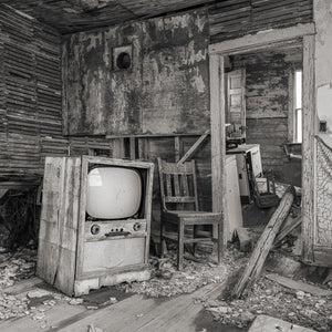 Vintage Television in Forgotten Prairie Home