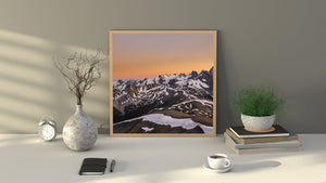 Purcell mountains Canada at sunset | Photo Art Print fine art photographic print