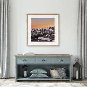 Purcell mountains Canada at sunset | Photo Art Print fine art photographic print