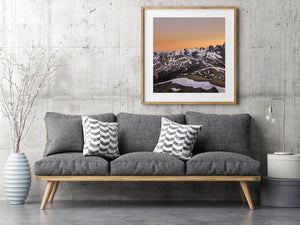 Purcell mountains Canada at sunset | Photo Art Print fine art photographic print