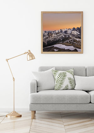 Purcell mountains Canada at sunset | Photo Art Print fine art photographic print