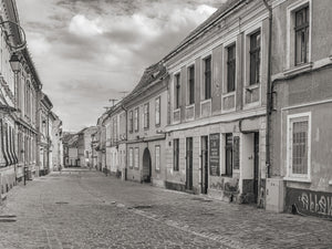 Storica strada acciottolata Stampa fotografica 