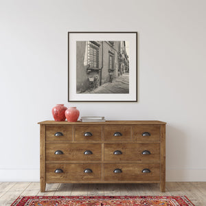 Stone buildings in Italy print