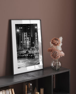 New York City landmark in film grain