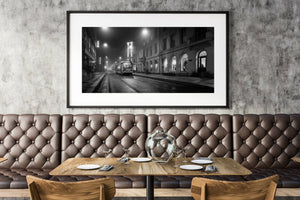 Norway black and white photo print