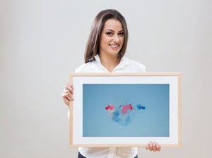 Aerobatische straalvliegtuigen tijdens de vlucht Wandkunst