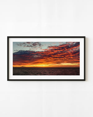 New Zealand ocean sunset