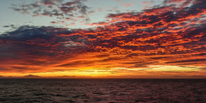 Fotografia drammatica del tramonto