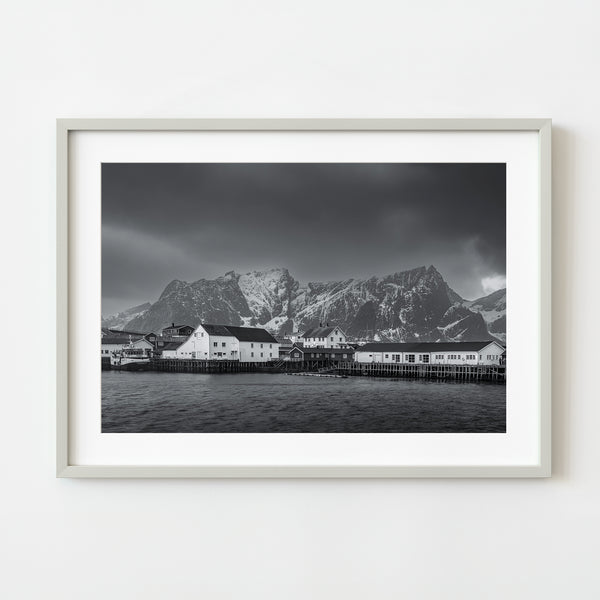 Reine fishing village Lofoten winter