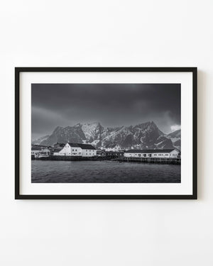 Reine fishing village Lofoten winter