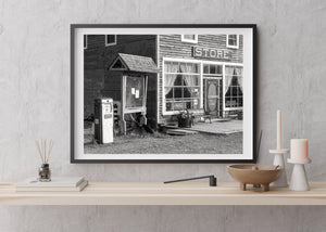 Canadian general store with Coca-Cola signage