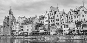 Waterfront buildings in Poland photo