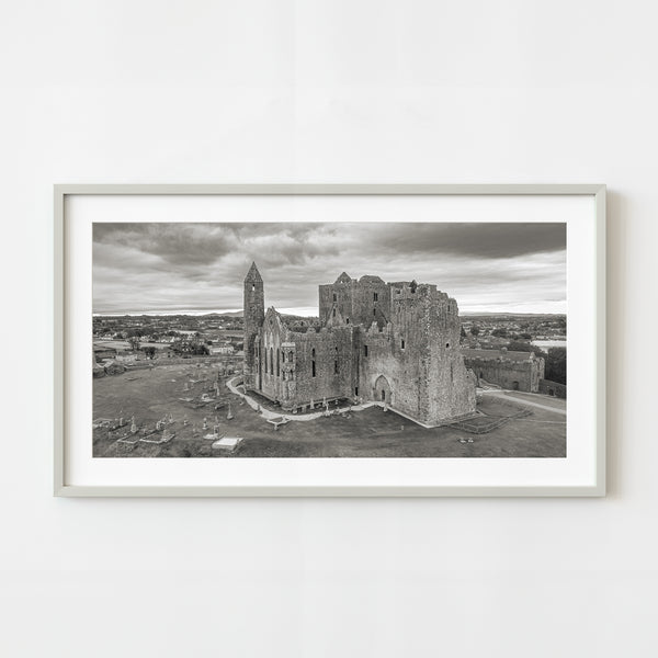 Rock of Cashel Castle aerial view