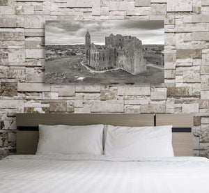 Panoramic castle view late afternoon