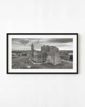 Rock of Cashel Castle aerial view