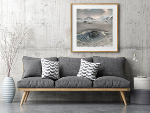 Serene Nordic landscape art
