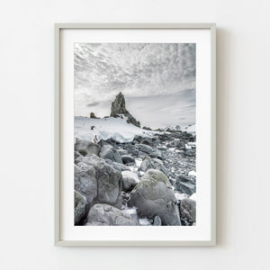Antarctica rock pinnacle fine art wall art