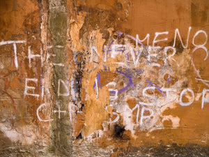 Vergane graffiti Rome Italië