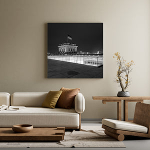 Reichstag Berlin at Night | Black and White Photography